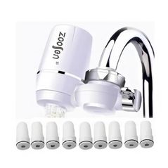 Filtru de curgere pentru apă MPN 24400 Filtru de apa dublu 10", inox, cu robinet