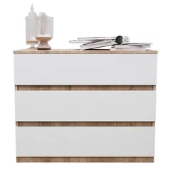 Comodă Bayro Harmony 1000x810x450 сонома фасад белый