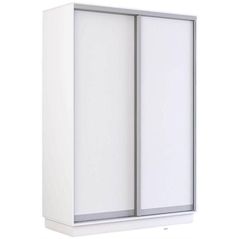 Dulap Mobildor-Lux Fox uși glisante din PAL 140x60x210H cm (140x60x210H cm) Alb
