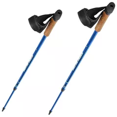 Bețe pentru trekking Nils 7429 Baston treking nordic (2buc) 87-135cm NW607 BLUE (25-1-011)