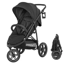 Сărucior pentru copii Hauck Rapid 3R Black (3roti)