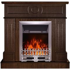 Камин электрический ArtFlame Ambasador & Galileo silver, 978x1048x300 mm, Wenge