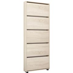 Полка для обуви Mobildor-Lux Leo Slim 50x16x203H cm Sonoma