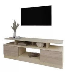 Comodă TV Smartex (16550) Т9 200cm TV Ivory+Stejar Deschis