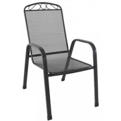 Scaun Villager Melfi negru (51124)