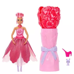 Кукла Barbie JMF59 Petal Pop cu aromă de trandafir roșu