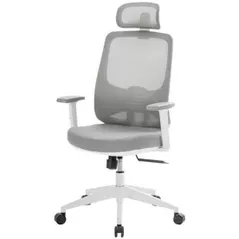 Офисное кресло Deli CDMV02, сетка и обивка, белое