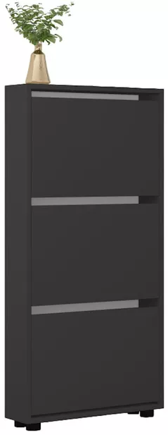 Полка для обуви Mobildor-Lux Leo Slim 50x16x125H cm Anthracite
