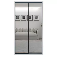 Dulap Bayro Parma 1200x2250x600 белый, купе