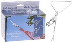 Гамак Promstore 11945 Set montare hamac (2 carlige 14cm, 2 franghii 3m)