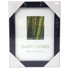 Фото-рамка Promstore 44351 деревянная 15x20сm, прямой борт, цвет черный