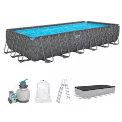 Piscină cu cadru Bestway 561KG Piscina cu cadru metalic 732x366x132cm