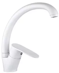 Смеситель кухонный Sandy 49197 Nobilis pipa F alb mat