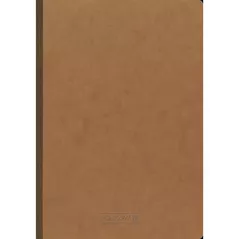 Блокнот Brunnen Carnet A4 maro cu foi veline FACT! Plus 96 foi de