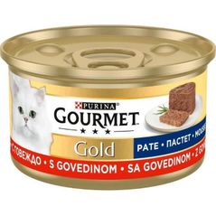 Hrană pentru animale de companie Purina Gourmet Gold cons. p/pisici (vita) 85g (24)