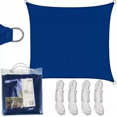 Umbră pentru grădină Jumi OM-631441 Pinza de umbra patrata (bleumarin) 3.6x3.6m