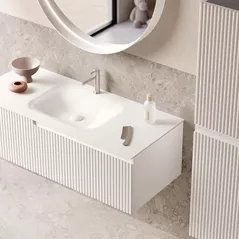 Dulap pentru lavoar Orka Moonlight 70 white matt (un sertar)