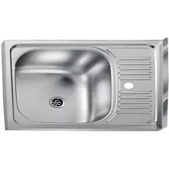 Chiuvetă bucătărie Asil 25192 pentru masa 600х500 h=100mm -0,4 "Asil"