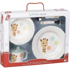 Seturi pentru hrănire bebelușilor Sophie la Girafe 470007 Set de masa (versiunea Balloons)