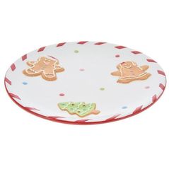 Farfurie Promstore 20927 Farfurie de desert Turta dulce, 20cm, ceramica