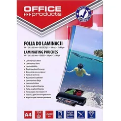 Плёнка для ламинирования miscellaneous 20325415-90 OFFICE PROD A4, 80мkм, 100 листов