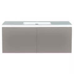 Dulap pentru lavoar Bayro Formal Auris 1200 suspendat, gri deschis