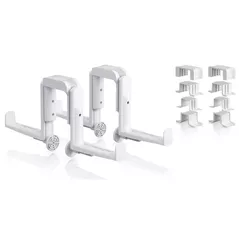 Suport pentru flori Lechuza Brackets Balconera Duo White