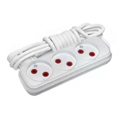 Удлинитель электрический Horoz 200.307.303 3 locuri 7m 2x0.75(12b/c)