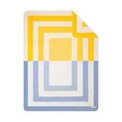 Плед s.Oliver 2655/690 Jacquar Decke 150х200 Blue/Yellow