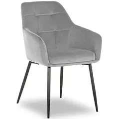 Стул Interdepo UGO new, Light Grey velvet