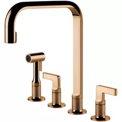 Смеситель кухонный Gessi 58703-735 Inciso Warn Bronze PVD