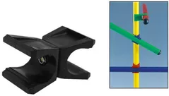 Echipament sportiv SUHS 2487 Fixator/clipsa pt baston gimnastic (1 BUC.) (6.5*4cm, d=2.5 cm) C4599