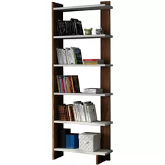 Raft de birou Hanah Home Order White Walnut