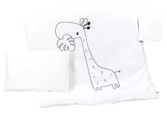 Детское постельное белье PernaMea Set lenjerie 3 piese Satin Girafa (PM.100468/13)