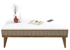 Журнальный столик Trendy Milano, Nuc, Alb