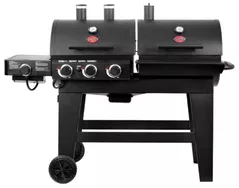 Grătar Char-Griller Gratar&Afumator pe carbuni şi gaz Double Play 3in1 (CG-30283925)