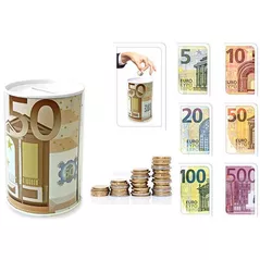 Декор Promstore 08569 Копилка металлическая 7.5x12сm Euro