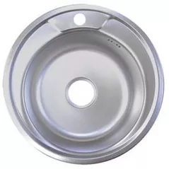 Chiuvetă bucătărie Rubano HD490D incastrabila 490x180mm. inox, decor-0,8mm