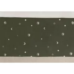 Детское постельное белье Jollein 008-524-66091 Простыня для детской кроватки Stargaze Leaf Green, 120x150 см