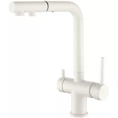Смеситель кухонный Helika-AquaSanita 2683-710 AKVADUO PLUS White