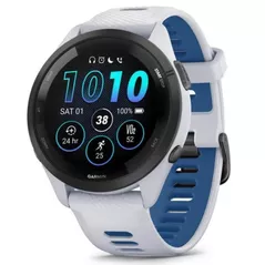 Смарт часы Garmin Forerunner 265 Whitestone/Tidal Blue (010-02810-11)