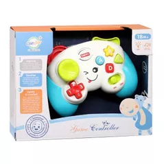 Игрушка New World QF366-035 Gamepad cu lumină și sunet, albastru, 1201D