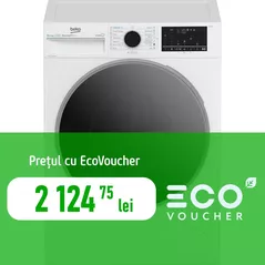 Mașină de spălat frontală Beko B3WFU48215WB2ES
