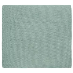 Set de perne si plapume Jollein 516-511-65219 Paturica Basic Knit Forest Green, 75x100cm