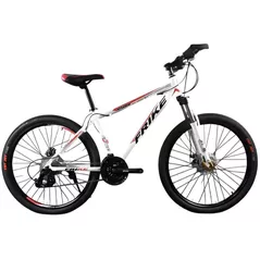 Bicicletă Frike TY-MTB 24 White/Red