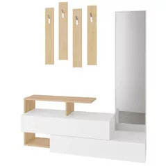 Mobilă pentru antreu Trendy Ramda Stejar, 137x54x35cm (GTR001333)