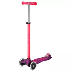 Trotinetă Micro MMD233 Maxi Deluxe Neon LED Ultra Pink