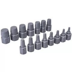 Набор головок, бит, насадок King Tony 11015SQ экстракторы поврежденных болтов, 15 пр.