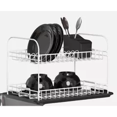 Uscator pentru vase Teknotel KB007 Scurator vase 48x33x32cm, metal alb