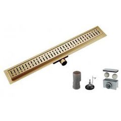 Душевой трап Gappo G 86007-34 INOX 70x600 GOLD